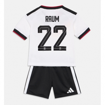 Billige Fotballdrakt Tyskland David Raum #22 Replika Hjemmedraktsett Barn VM 2026 Kortermet (med bukser)